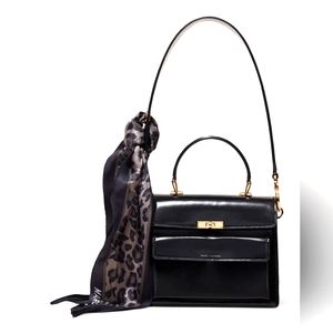 Marc Jacobs - Uptown Flap Leather Shoulder Bag w/Scarf